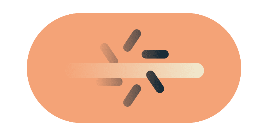 Gesto de deslizamiento para el icono de "buffering" para ilustrar que se evitan las limitaciones de conexi&oacute;n a internet.