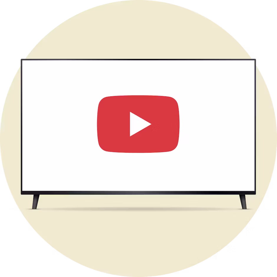 YouTube TV:n logo n&auml;yt&ouml;ll&auml;.